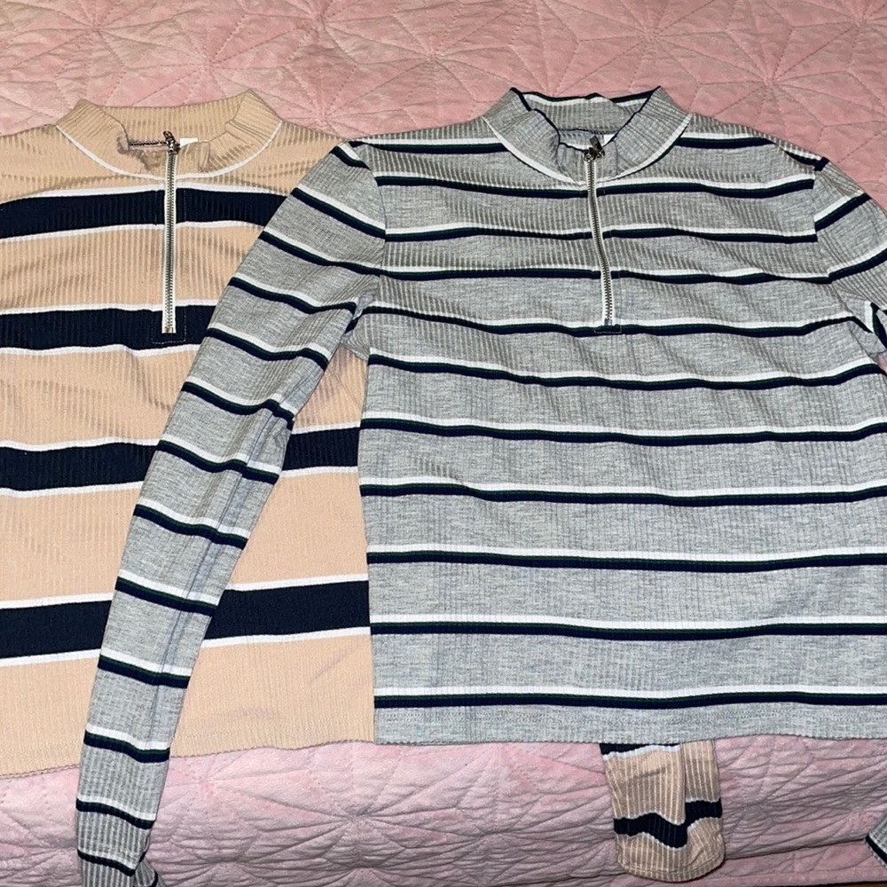 Crop long sleeve shirt from Brandy Melville